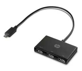 HP USB-C rozbočovač  / rozbočovač USB-C 3.1 na 2x USB 3.0 a 1x USB 2.0