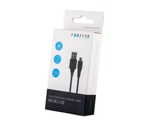 Forever Datový kabel TFO microUSB  3m černá