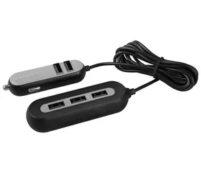 AVACOM CarHUB nabíječka do auta 5x USB výstup černá