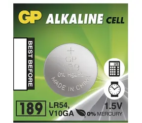 GP Nenabíjecí knoflíková baterie 189 / Alkaline / 1ks / Blistr