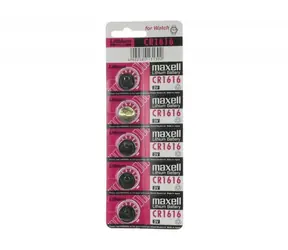 Maxell Lithium Nenabíjecí knoflíková baterie CR1616 / 1ks / Blistr