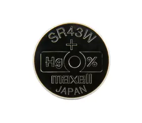 Maxell Silver Oxide Nenabíjecí knoflíková baterie 386 / 1ks / Blistr