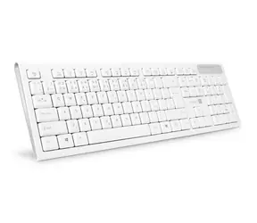 CONNECT IT CKB-3010-CS bílá / Bezdrátová klávesnice / nizkoprofilové klávesy / slim design / CZ + SK layout