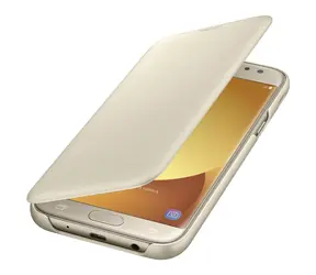 SAMSUNG Wallet Cover pouzdro typu kniha pro Samsung Galaxy J5 (2017) zlatá