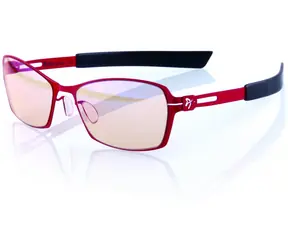 AROZZI VISIONE VX-500 herní brýle červenočerné obroučky / jantarová skla