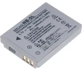 T6 Power Baterie Canon NB-5L / 1050mAh / šedá