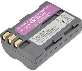 T6 Power Baterie Nikon EN-EL3e / 1700mAh / šedá