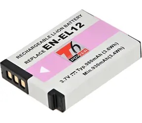 T6 Power Baterie Nikon EN-EL12 / 980mAh / černá