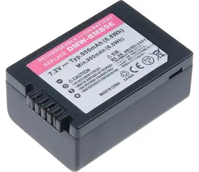 T6 Power Baterie Panasonic DMW-BMB9E / 950mAh / černá