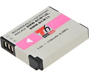 T6 Power Baterie Panasonic DMW-BCM13 / DMW-BCM13E / 1100mAh / černá