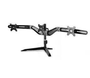 SilverStone ARM31BS držák monitoru černá / triple monitor / M4