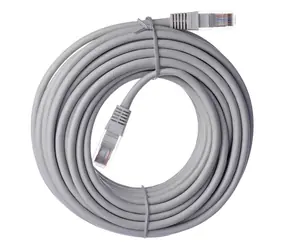 EMOS Patch kabel UTP CAT 5e 10m šedá / AWG26 / PVC 