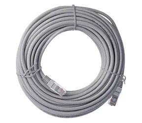 EMOS Patch kabel UTP CAT 5e 15m šedá / AWG26 / PVC 