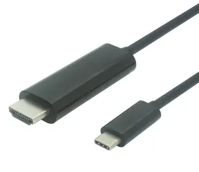 PremiumCord Převodník USB 3.1 (USB-C) na HDMI / rozlišení 4K / 2K@60Hz / kabel 1,8m