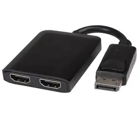 PremiumCord adaptér DisplayPort - 2x HDMI / rozšíření + zrcadlení obrazu / 4K*2K@30Hz