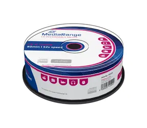 MediaRange CD-R 700MB 52x spindl 25ks 