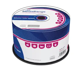 MediaRange CD-R 700MB 52x spindl 50ks 