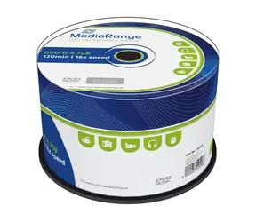 MediaRange DVD-R 4.7GB 16x spindl 50ks 