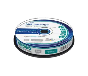 MediaRange DVD+R 8.5GB 8x Dual Layer spindl 10ks - Inkjet Printable