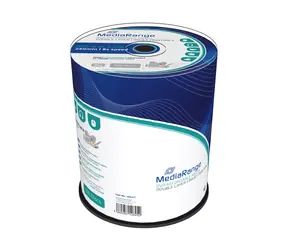MediaRange DVD+R 8.5GB 8x Dual Layer spindl 100ks - Inkjet Printable