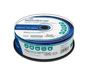 MediaRange DVD+R 8.5GB 8x Dual Layer spindl 25ks - Inkjet Printable