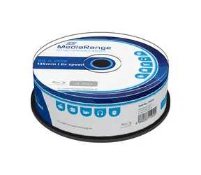 MediaRange BD-R BLU-RAY 25GB 6x spindl 25ks 