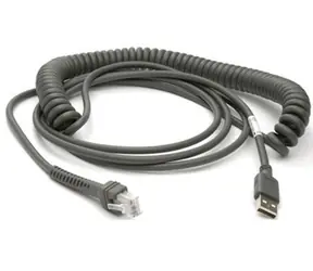 ZEBRA USB kabel (CBA-U09-C15ZAR) / kroucený / 4.5m