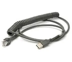 ZEBRA USB kabel stíněný / kroucený / 2.8m