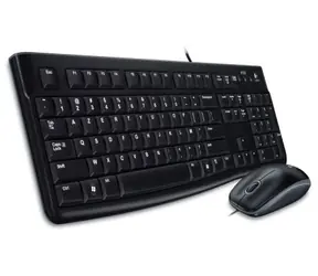 Logitech Desktop MK120 Francouzská verze / Klávesnice a myš / FR verze / USB / Černá