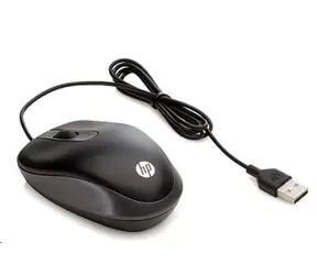 HP USB Travel Mouse černá / Drátová myš /  1000DPI / USB