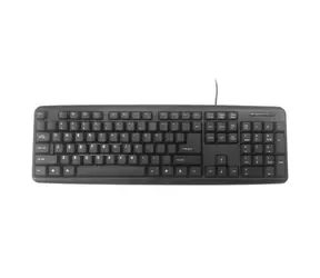 Gembird KB-U-103 (RU) černá / standardní klávesnice / USB / RU verze