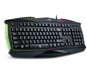 Genius GX GAMING Scorpion K220 / Herní drátová klávesnice / podsvícená / USB / černá / CZ+SK layout