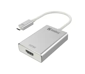 Sandberg USB-C do HDMI konvertor / stříbrný