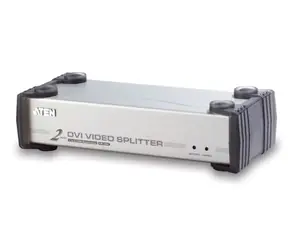 ATEN Video rozbočovač 1 PC - 2 DVI + audio