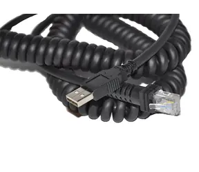 DATALOGIC USB kabel pro Magellan 1000i a 1400i, Quickscan 6500 a 6500BT / POT / stočený / 3.5m
