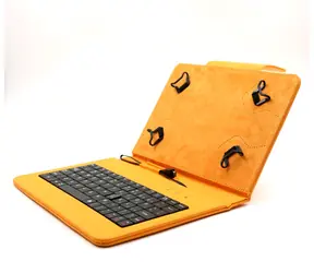 C-TECH PROTECT pouzdro univerzální s klávesnicí pro 7"-7.85" tablety / FlexGrip / NUTKC-01 / oranžový