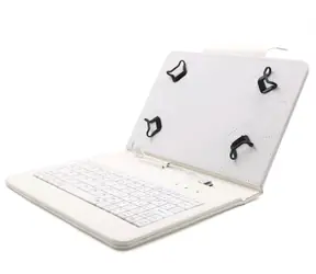 C-TECH PROTECT pouzdro univerzální s klávesnicí pro 9.7"-10.1" tablety / FlexGrip / NUTKC-04 / bílý