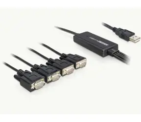 DeLock adaptér USB 2.0 > 4 x Serial 