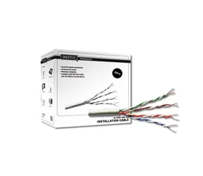 Digitus kabel / UTP / CAT 5e / AWG 24:7 / šedý / box / 305m
