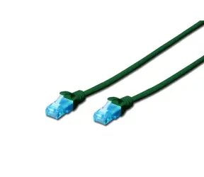 Digitus Ecoline Patch Cable zelený 2m / UTP / CAT 5e / AWG 26:7 