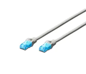 DIGITUS Ecoline Patch Cable šedý 10m / UTP / CAT 5e / AWG 26:7 
