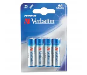 Verbatim AA baterie ALKALINE (alkalické) 4ks v balení