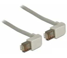 Delock kabel RJ45 Cat.5e SFTP pravoúhlý - pravoúhlý / 1 m