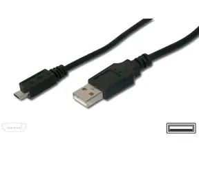 PremiumCord Kabel micro USB 2.0 (A-B) 0.75m / kabel navržený pro rychlé nabíjení