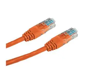 DATACOM Patch kabel UTP CAT5E 0.25m oranžový