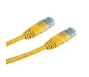 DATACOM Patch kabel UTP CAT5E 0.5m žlutý