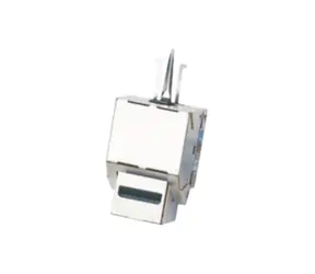 DATACOM Keystone CAT6 stříbrná / STP / dual-mini