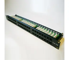 DATACOM Patch panel 48p. / CAT5E / 1U / 8x6p / UTP / 19"