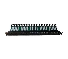 DATACOM Patch panel ISDN 50p. / 1U / Integrovaný / BLACK / 19"