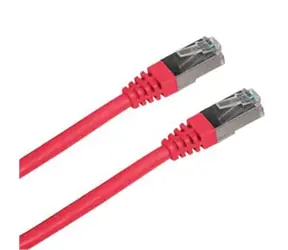 DATACOM Patch kabel SFTP CAT6 2xRJ45 10m červený